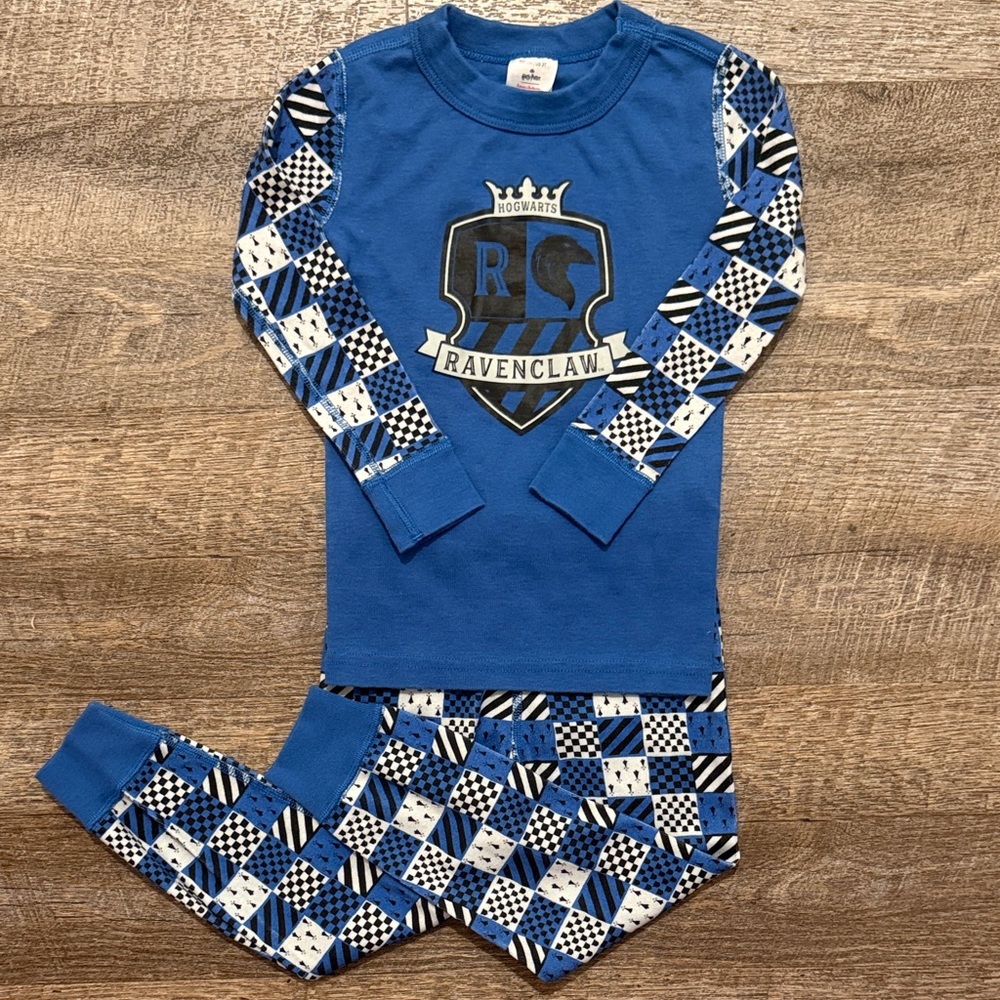 Hanna Andersson Harry Potter Long John PJ’s—Ravenclaw House Print